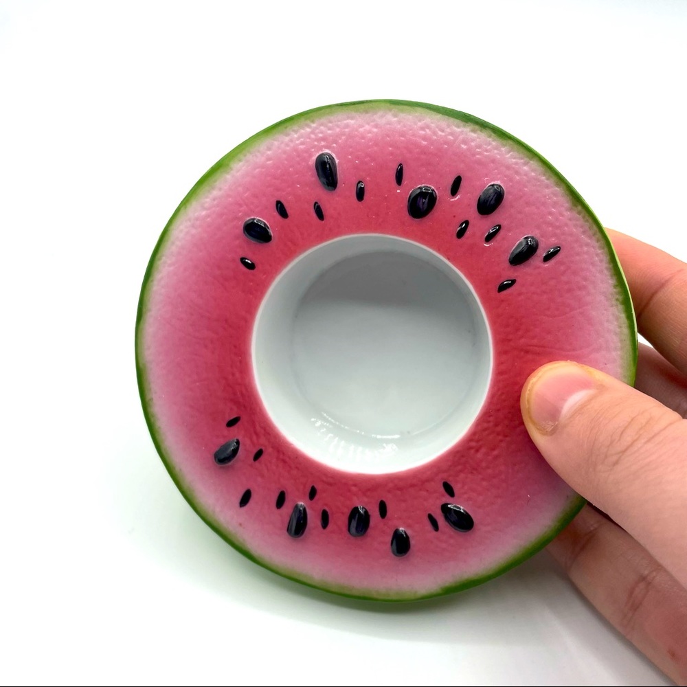 Watermelon candle holder partylite - Picture 2 of 5